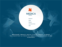 Tablet Screenshot of medica-europe.com